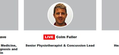 Neck Pain Webinar featuring Dr Ciaran Cosgrove, Colm Fuller and Neil Welch - Videos now available