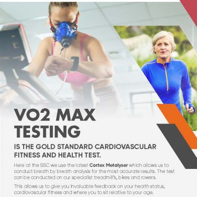 VO2 Max testing at SSC